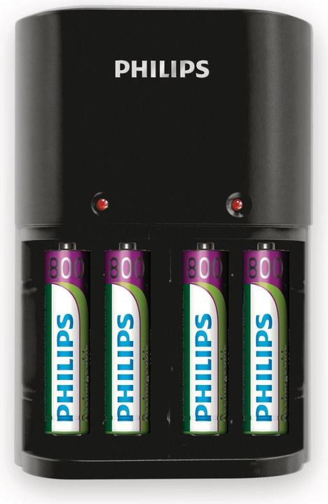Immagine prodotto Philips Caricabatterie MultiLife SCB1450NB/12 (4 pz., AA, AAA, 800 mAh, Batteria + Caricabatterie)