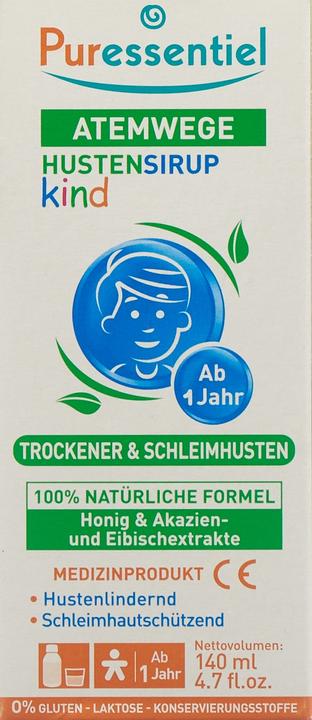 Produktbild Puressentiel Atemwege Hustensirup Kind, 140 ml (1 Stück)