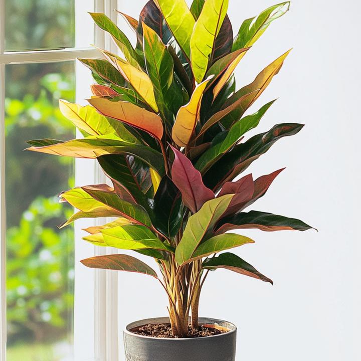 Produktbild Plant in a Box Codiaeum variegatum 'Mrs. Iceton' - (140 cm)