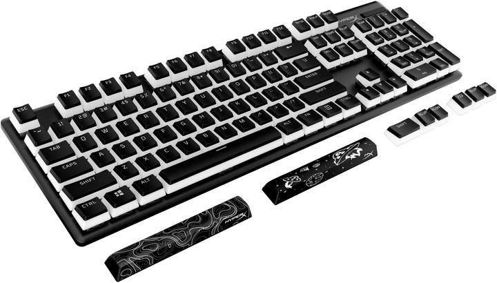 Actual product image HyperX Pudding Keycaps 2 Full 112 PBT Key Set - Black (US Layout) 7G8K1AA