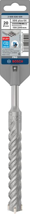 Produktbild Bosch Zubehör PRO SDS plus-5X Hammerbohrer, 20 x 150 x 200 mm (bis 20 Millimeter)