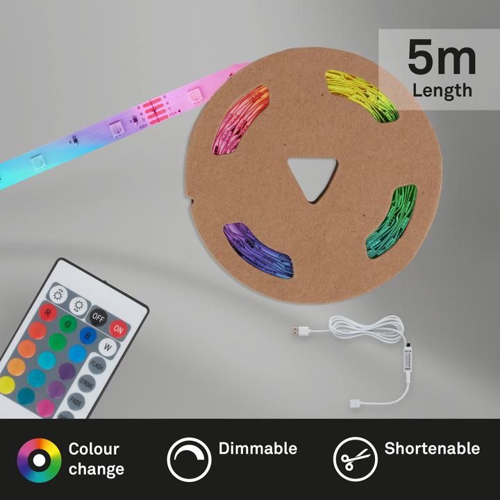 Immagine prodotto Briloner Banda flessibile (RGB, 500 cm, Interno)