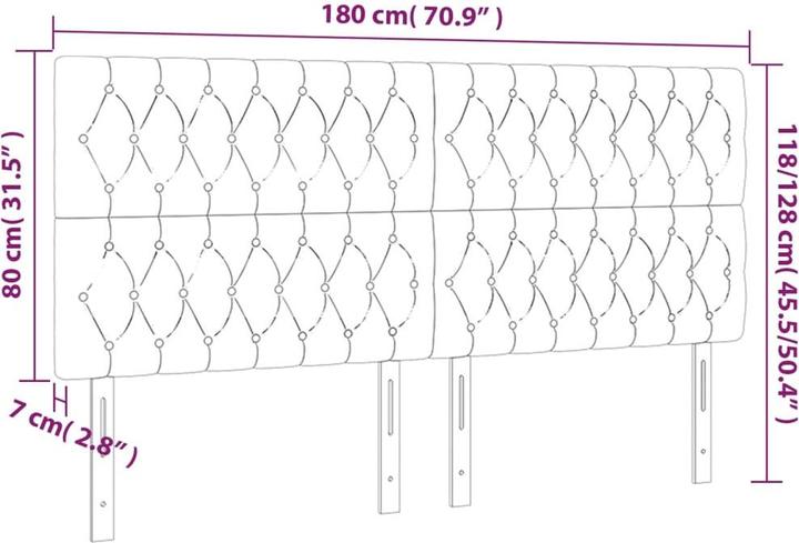 Immagine prodotto VidaXL Poppy (180 x 7 x 128 cm)