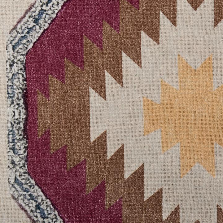 Image du produit Beliani Couverture coton multicolore 130 x 180 cm motif géométrique NAGON (130 x 180 cm)