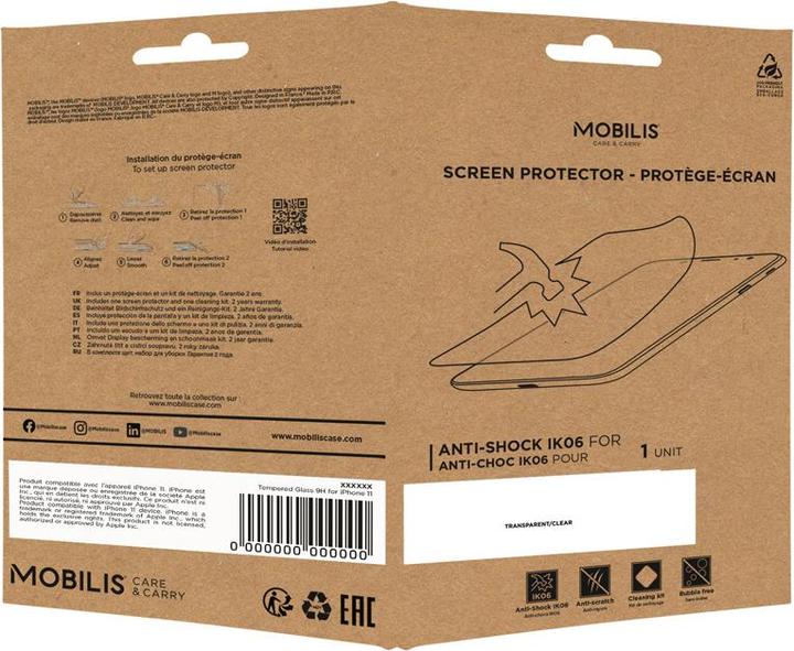 Produktbild Mobilis SCREEN PROTECTOR ANTI-SHOCK Klare Bildschirmschutzfolie Samsung 1 Stück(e) (1 Stück, Galaxy Tab Active 3)