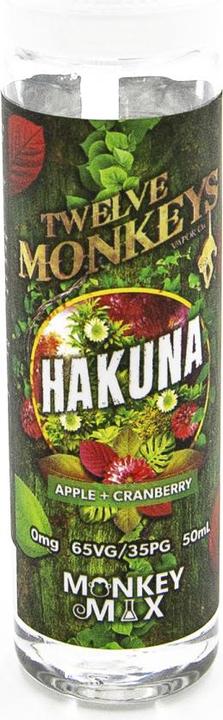 Actual product image Twelve Monkeys Hakuna (Apple, Cranberry)