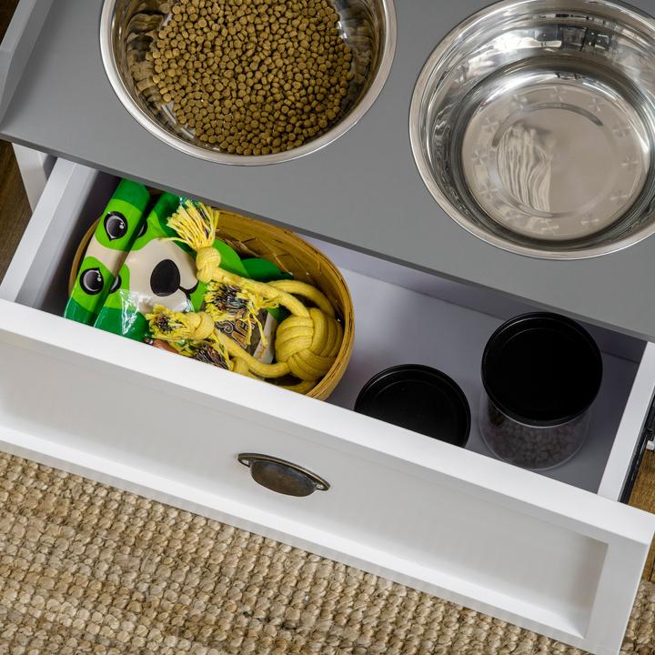 Immagine prodotto PawHut Ciotola per cani con cassetto (2 l)