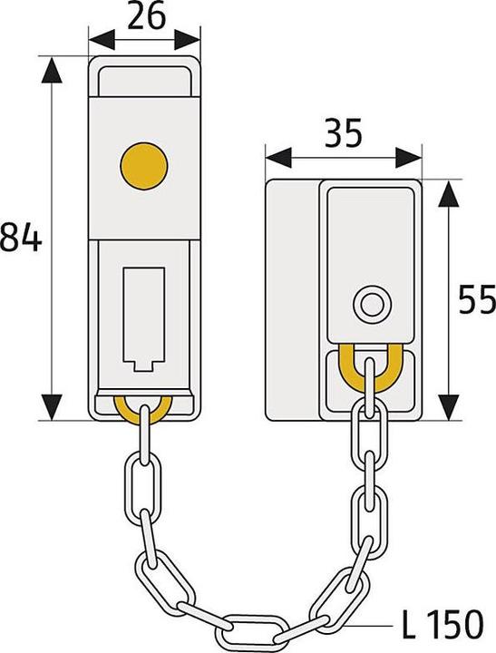 Produktbild Abus Türkette