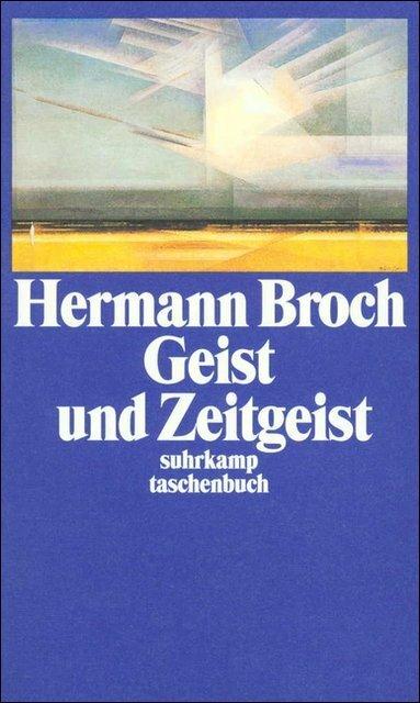 Produktbild Geist und Zeitgeist (Deutsch, Hermann Broch, 1997)