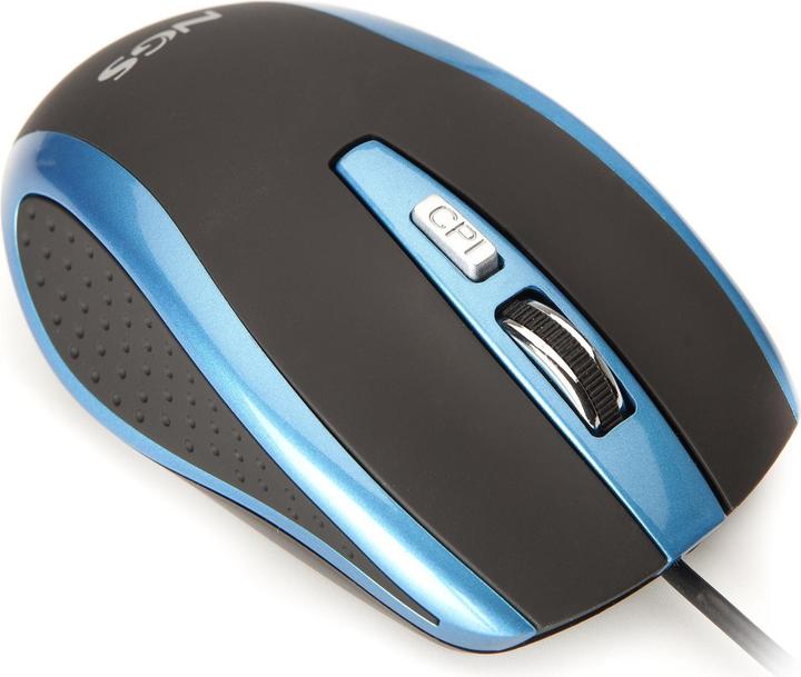 Immagine prodotto NGS Mouse a spunta blu a destra USB Tipo-A ottico 1600 DPI (Cablato)