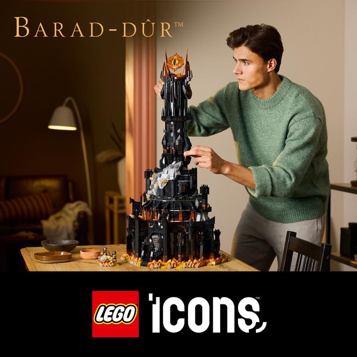 Image du produit LEGO The Lord of the Rings : Barad-dûr (10333, LEGO Icons, LEGO difficiles à trouver)