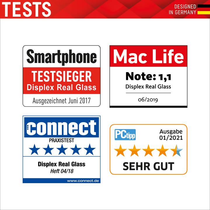 Image du produit Displex Real Glass, 2D Panzerglas + Handyhülle (1 pièce(s), Apple iPhone 6, Apple iPhone 8, Apple iPhone 7, Apple iPhone SE (2ème génération), Apple iPhone SE (3ème génération))