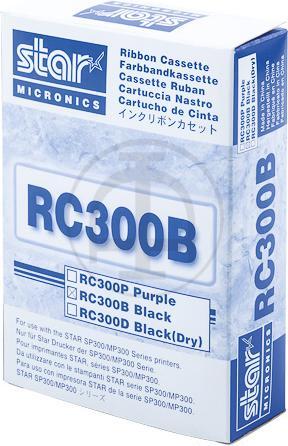 Immagine prodotto Star Micronics 80981611 RC300B Nastro in nylon per SP300 1,6 milioni di caratteri, nero