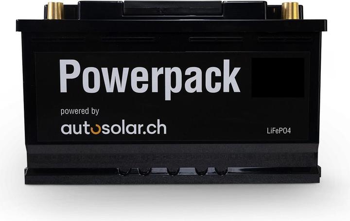Image du produit Autosolar Batterie au lithium 105 Ah (équivalent à 210Ah) - Batterie solaire LiFePo4 avec application (12.80 V, 210 Ah)