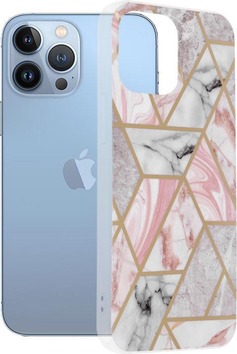 Produktbild Techsuit - Marble Series - iPhone 13 Pro Max - Pink Hex (Apple iPhone 13 Pro Max)