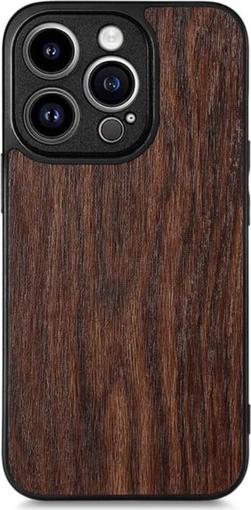 Produktbild Cover-Discount iPhone 15 Pro Max - Rückenhülle mit Holz-Struktur Wallnuss (Apple iPhone 15 Pro Max)