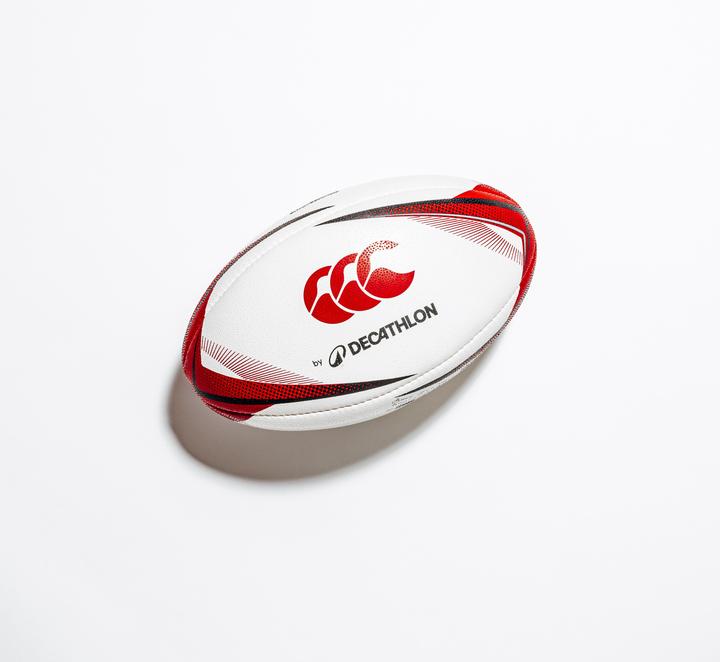 Actual product image Offload Rugby ball size 4 - Canterbury black/red