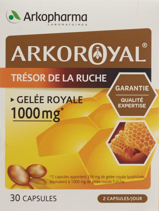 Image du produit Arkopharma Arkoroyal Premium Gelée Royal Kapseln 1000mg (30 pièce(s), Capsules, 46 g)