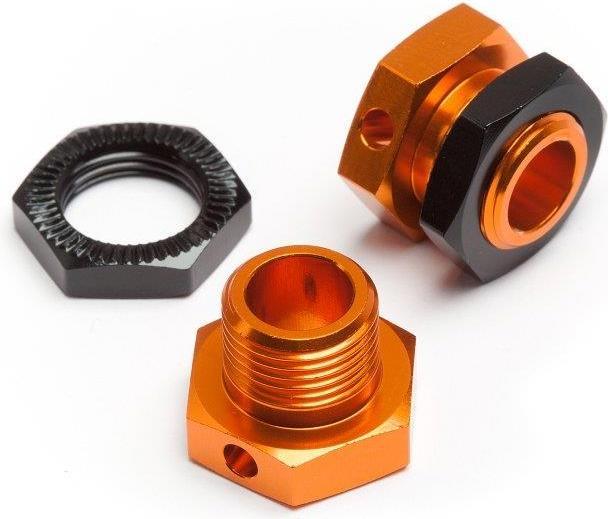 Immagine prodotto HPI Adattatori per ruote esagonali da 5 mm Trophy Buggy (arancione/nero)
