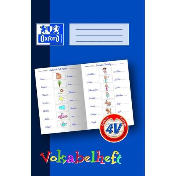 Actual product image Oxford Vocabulary book A4 (A4, Lined, Hardcover)