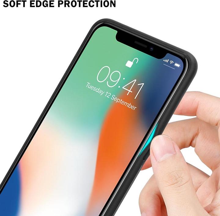 Productafbeelding Cadorabo TPU 2 kleuren glasdekking (Apple iPhone X)