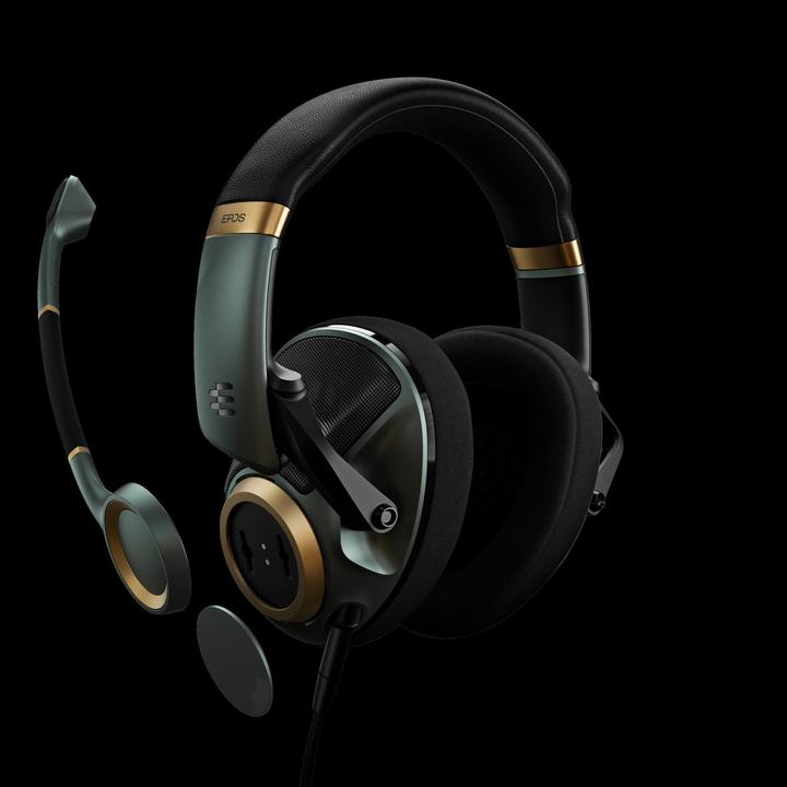 Productafbeelding EPOS H6PRO Open Akoestische Gaming Headset, groen (Bedraad)