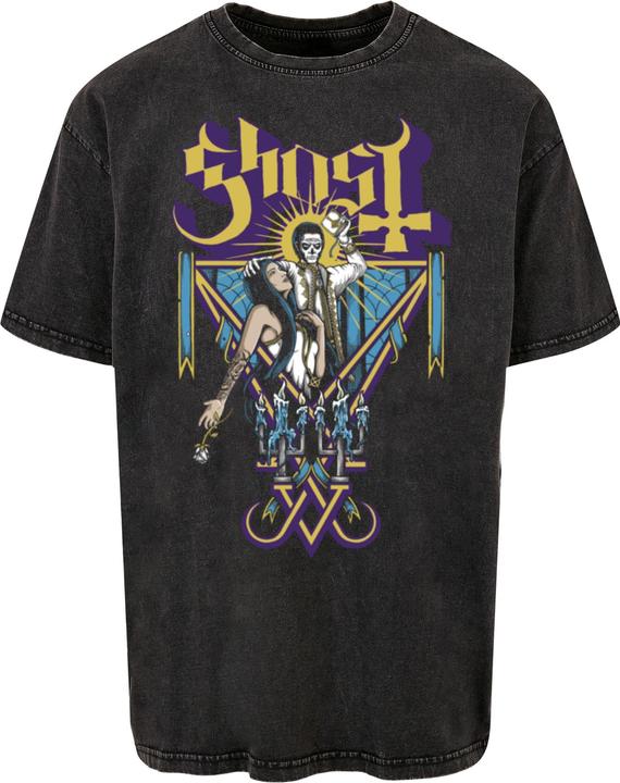Produktbild Merchcode Ghost - Blessing black Acid Washed Oversize Tee - 115517 (S)