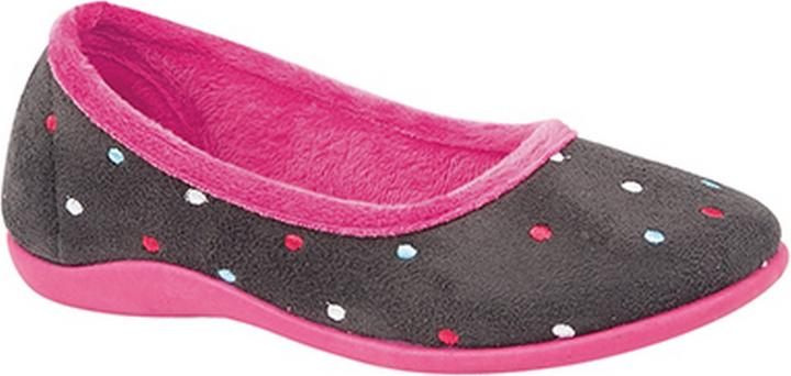 Actual product image Universal Textiles Isla dots ballerina slippers (42)