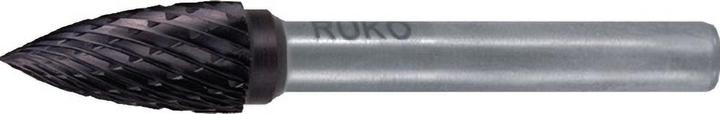 Ruko Hartmetall-Frässtift Form G Spitzbogen (SPG) - TiCN Beschichtung