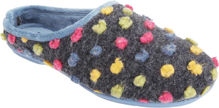 Universal Textiles Amy Hausschuhe Pantoffeln Mit Punktemuster