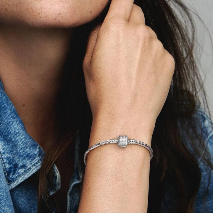 Immagine prodotto Pandora Bracciale con chiusura a sfera (19 cm, Argento)
