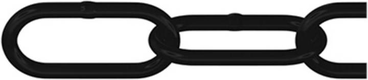 Produktbild Dörner + Helmer Rundstahlkette Schwarz Stahl verzinkt 171931 15 m (171931) (15 m)