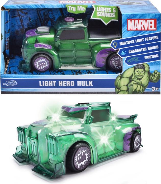 Actual product image Jada Marvel Light Hero Hulk 1:32