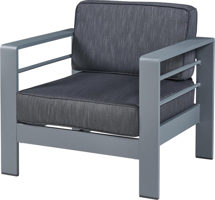 Image du produit Casa.Pro Fauteuil d'extérieur avec table Avise Aluminium