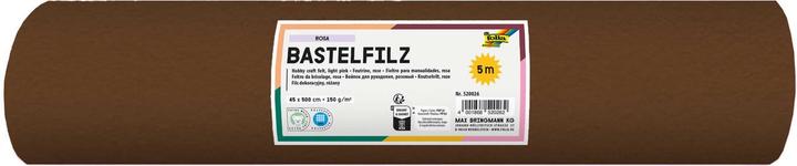 Actual product image Folia Craft felt roll, 450 mm x 5 m, chocolate brown (150 g/m², 1 x)