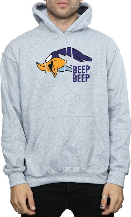 Actual product image Looney Tunes Mens Road Runner Beep Beep Hoodie (S)