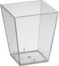 Produktbild Duni Skål Amuse Bouche Aquare 150 ml 57x57x67 mm Firkantet PS Brilliant,24 pk x 25 stk/krt