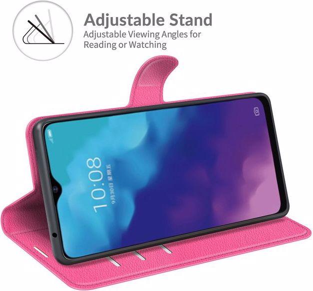 Produktbild MU Classic Litchi Leder Bookcover Series (ZTE Blade V2020 5G, ZTE Blade V30 Vita)