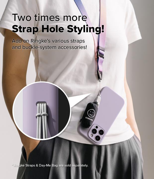 Actual product image Ringke Case for iPhone 16 Pro Max SILICONE MAGNETIC LIGHT PURPLE (Apple iPhone 16 Pro Max)