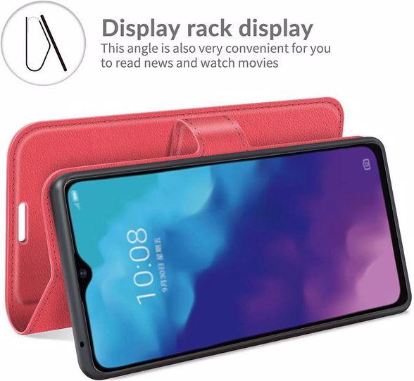Image du produit MU Classic Série de couvertures de livres en cuir litchi (ZTE Blade V2020 5G, ZTE Blade V30 Vita)