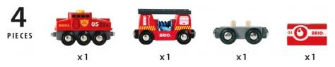 Actual product image Brio Fire brigade fire brigade