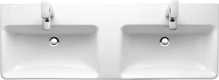 Actual product image Laufen Double washbasin PRO S 1200x460mm w ÜL 1 HL version white LCC (460 mm, 1200 mm)