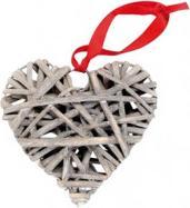 Image du produit Glorex Coeur osier gris Ø 10cm