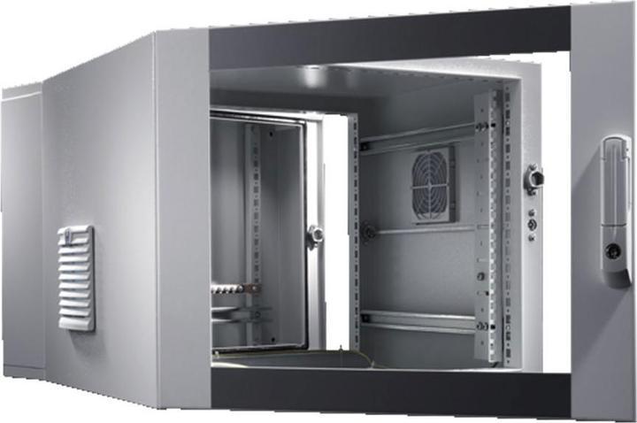 Produktbild Rittal Wandgehäuse EL, 3-teilig vormontiert mit Profilschienen (21 HE, 19 Zoll Rack)