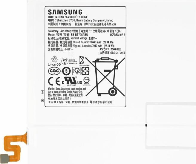 Actual product image Samsung Battery EB-BT725ABU 7040mAh for T725 / T720 Galaxy Tab S5e (2019) GH43-04928A