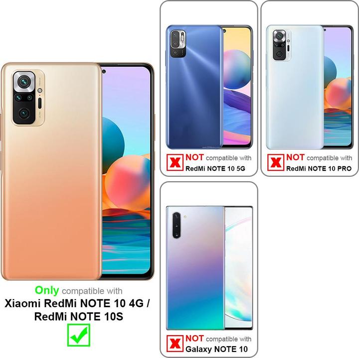 Produktbild Cadorabo Book Invisible Magnet Cover (Xiaomi Mi Note 10, Xiaomi Redmi Note 10S)