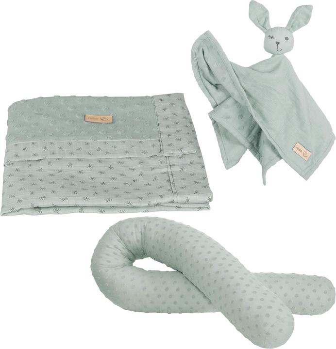 Produktbild Roba Geschenkset Baby Kuscheln und Spielen Lil Planet frosty green