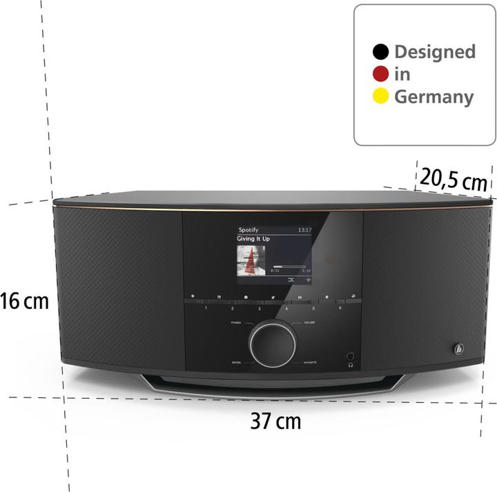 Produktbild Hama IR150MBT (DAB+, FM, Internetradio, Bluetooth, WLAN)