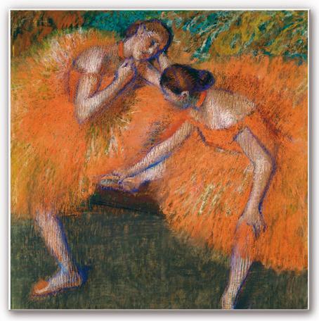 Produktbild Trenddeko Degas - Zwei Tänzerinnen (40 x 40 cm)