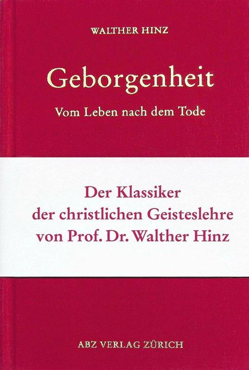 Actual product image Geborgenheit (German, Walther Hinz, 2017)